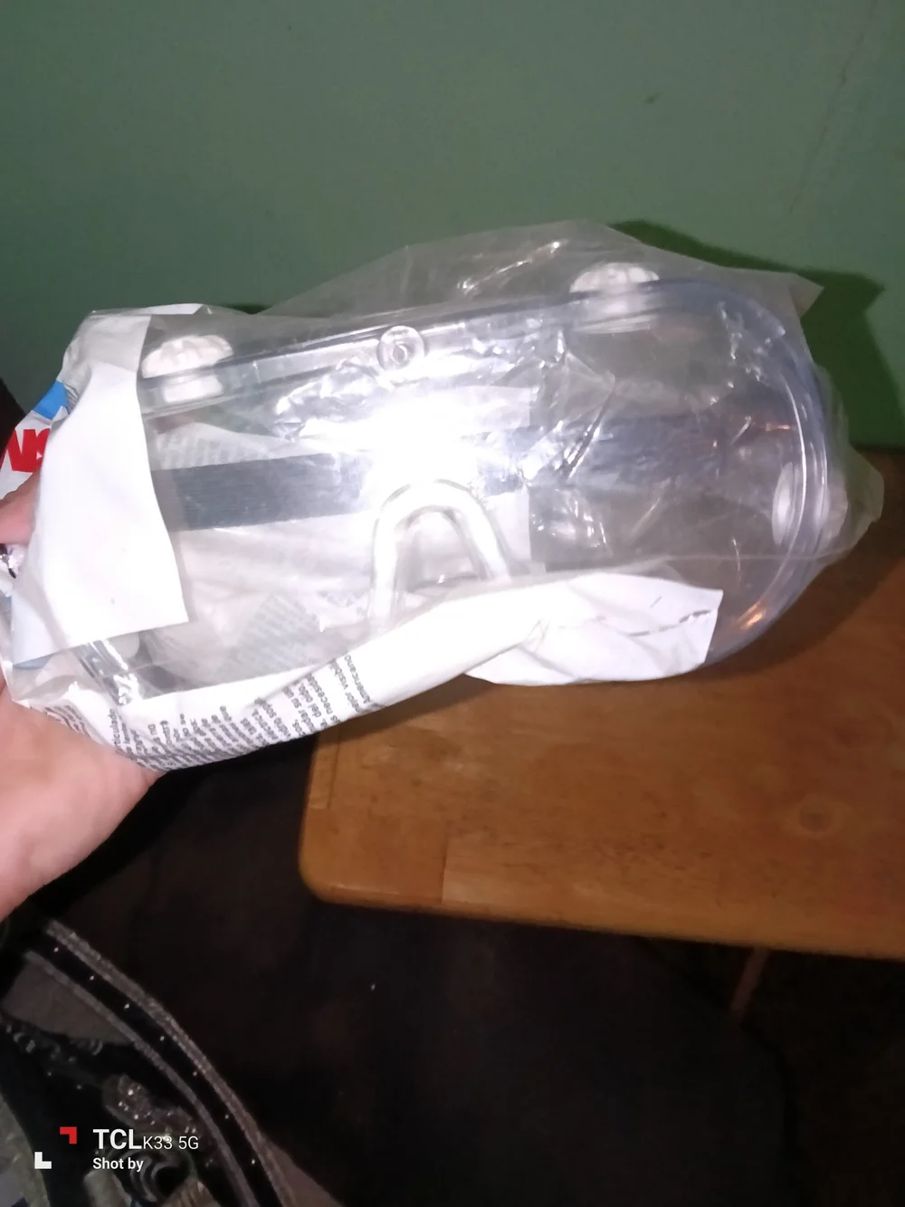 Clear Protective VR Face Mask Cover - Clear